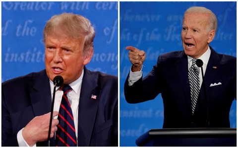 Ông Trump tổ chức sự kiện để ‘át sóng’ chương trình của ông Biden - Ảnh 1. Ông Trump tổ chức sự kiện để ‘át sóng’ chương trình của ông Biden - Ảnh 1.