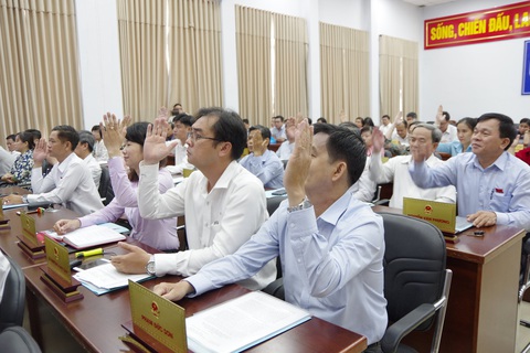 HĐND quận Thủ Đức thông qua chủ trương thành lập thành phố Thủ Đức - Ảnh 1. HĐND quận Thủ Đức thông qua chủ trương thành lập thành phố Thủ Đức - Ảnh 1.