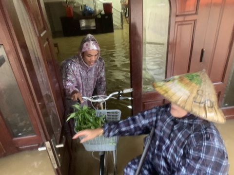 Phố cổ Hội An báo động dân sơ tán phòng lũ vượt báo động 3 - Ảnh 11. Phố cổ Hội An báo động dân sơ tán phòng lũ vượt báo động 3 - Ảnh 11.