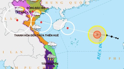 Áp thấp nhiệt đới mạnh lên thành bão số 7 - Ảnh 1. Áp thấp nhiệt đới mạnh lên thành bão số 7 - Ảnh 1.