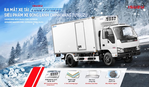 ISUZU Việt Nam ra mắt QKR phiên bản thùng đông lạnh - Ảnh 1. ISUZU Việt Nam ra mắt QKR phiên bản thùng đông lạnh - Ảnh 1.