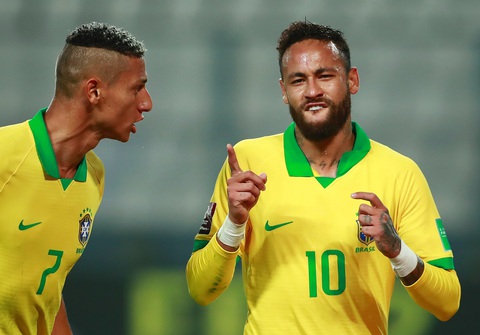 Neymar lập hat-trick, Brazil thắng ngược kịch tính Peru - Ảnh 2. Neymar lập hat-trick, Brazil thắng ngược kịch tính Peru - Ảnh 2.