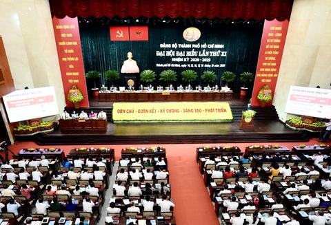 Đại hội đại biểu Đảng bộ TP.HCM lần thứ XI: Dấu mốc quan trọng mở ra giai đoạn mới, khí thế mới - Ảnh 1. Đại hội đại biểu Đảng bộ TP.HCM lần thứ XI: Dấu mốc quan trọng mở ra giai đoạn mới, khí thế mới - Ảnh 1.