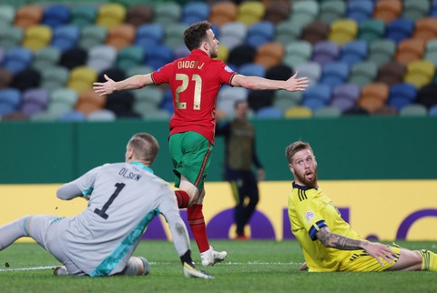 Không Ronaldo, Bồ Đào Nha vẫn đại thắng Thụy Điển - Ảnh 2. Không Ronaldo, Bồ Đào Nha vẫn đại thắng Thụy Điển - Ảnh 2.