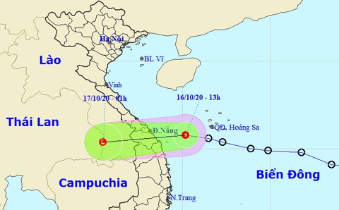 Áp thấp nhiệt đới cách Đà Nẵng - Bình Định 160km, đất liền gió giật cấp 7 - Ảnh 1. Áp thấp nhiệt đới cách Đà Nẵng - Bình Định 160km, đất liền gió giật cấp 7 - Ảnh 1.
