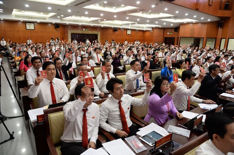 Đại hội Đảng bộ TP.HCM bỏ phiếu bầu Ban chấp hành nhiệm kỳ 2020-2025 - Ảnh 2. Đại hội Đảng bộ TP.HCM bỏ phiếu bầu Ban chấp hành nhiệm kỳ 2020-2025 - Ảnh 2.