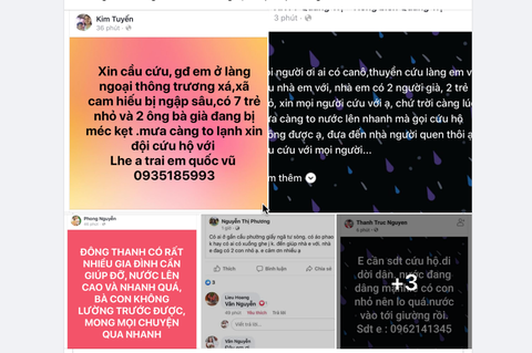 Lũ dâng nhanh trong đêm, dân Quảng Trị lên mạng cầu cứu khẩn thiết - Ảnh 2. Lũ dâng nhanh trong đêm, dân Quảng Trị lên mạng cầu cứu khẩn thiết - Ảnh 2.
