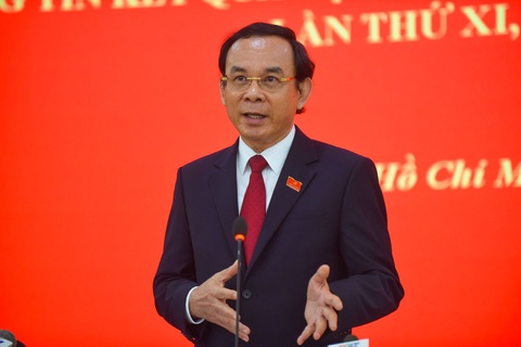 Tân Bí thư Nguyễn Văn Nên: Tôi không xem nhiệm vụ sắp tới là áp lực mà là thử thách - Ảnh 1. Tân Bí thư Nguyễn Văn Nên: Tôi không xem nhiệm vụ sắp tới là áp lực mà là thử thách - Ảnh 1.