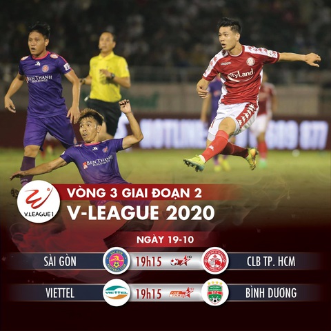 Lịch trực tiếp V-League 2020: Derby Sài Gòn - CLB TP.HCM - Ảnh 1. Lịch trực tiếp V-League 2020: Derby Sài Gòn - CLB TP.HCM - Ảnh 1.