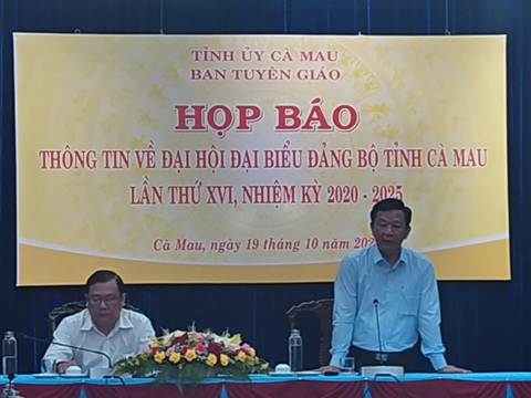 Bí thư Tỉnh ủy Cà Mau sẽ tiếp tục ứng cử nhiệm kỳ 2020-2025 - Ảnh 1. Bí thư Tỉnh ủy Cà Mau sẽ tiếp tục ứng cử nhiệm kỳ 2020-2025 - Ảnh 1.
