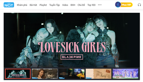 BlackPink tung The Album và Lovesick Girls trên NhacCuaTui - Ảnh 1. BlackPink tung The Album và Lovesick Girls trên NhacCuaTui - Ảnh 1.