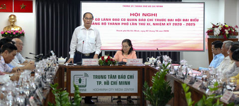 Sẽ có ít nhất 4 buổi họp báo tại Đại hội đại biểu Đảng bộ TP.HCM lần thứ XI - Ảnh 1. Sẽ có ít nhất 4 buổi họp báo tại Đại hội đại biểu Đảng bộ TP.HCM lần thứ XI - Ảnh 1.