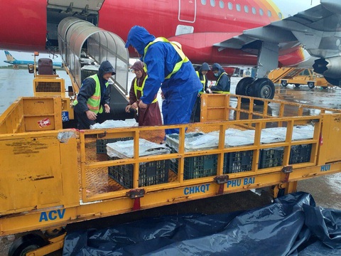 Vietjet vận chuyển miễn phí hàng cứu trợ, tặng vé cho cán bộ đến vùng lũ - Ảnh 1. Vietjet vận chuyển miễn phí hàng cứu trợ, tặng vé cho cán bộ đến vùng lũ - Ảnh 1.