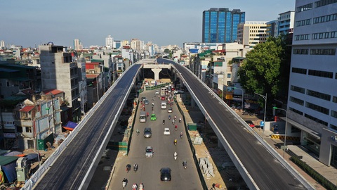 Đường vành đai 2 trên cao đoạn Vĩnh Tuy - Ngã Tư Sở đội vốn hơn 2.100 tỉ đồng - Ảnh 1. Đường vành đai 2 trên cao đoạn Vĩnh Tuy - Ngã Tư Sở đội vốn hơn 2.100 tỉ đồng - Ảnh 1.