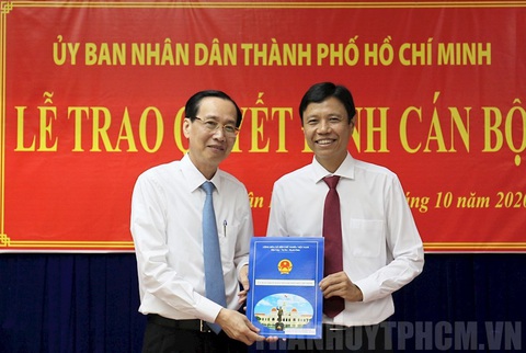 Ông Nguyễn Bá Thành là chủ tịch UBND quận Tân Bình - Ảnh 1. Ông Nguyễn Bá Thành là chủ tịch UBND quận Tân Bình - Ảnh 1.