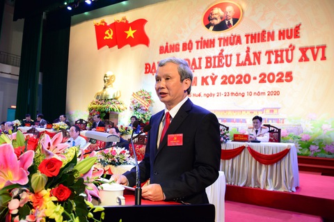 Ông Lê Trường Lưu tái đắc cử Bí thư Tỉnh ủy Thừa Thiên Huế - Ảnh 1. Ông Lê Trường Lưu tái đắc cử Bí thư Tỉnh ủy Thừa Thiên Huế - Ảnh 1.