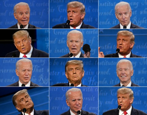 Tranh luận Trump - Biden lần cuối: Văn minh hơn nhưng có kịp đảo cục diện? - Ảnh 1. Tranh luận Trump - Biden lần cuối: Văn minh hơn nhưng có kịp đảo cục diện? - Ảnh 1.