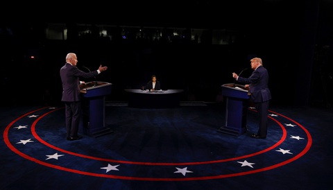 Sau tranh luận, ông Trump và ông Biden tăng tốc chạy nước rút - Ảnh 1. Sau tranh luận, ông Trump và ông Biden tăng tốc chạy nước rút - Ảnh 1.