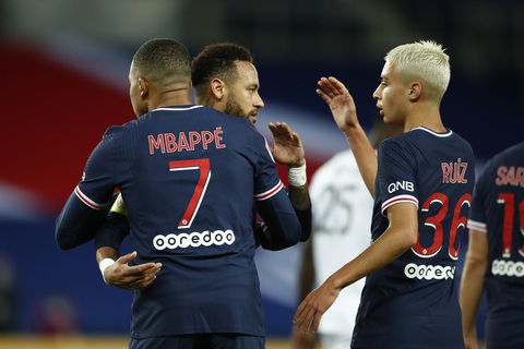 Song sát Neymar và Mbappe cùng tỏa sáng giúp PSG thắng 4 sao - Ảnh 1. Song sát Neymar và Mbappe cùng tỏa sáng giúp PSG thắng 4 sao - Ảnh 1.