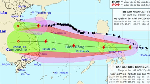 Bão Saudel còn cấp 9, bão Molave tiếp tục mạnh thêm - Ảnh 1. Bão Saudel còn cấp 9, bão Molave tiếp tục mạnh thêm - Ảnh 1.