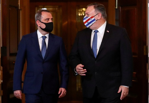 Azerbaijan và Armenia đạt được thỏa thuận ngừng bắn mới, áp dụng từ 26-10 - Ảnh 1. Azerbaijan và Armenia đạt được thỏa thuận ngừng bắn mới, áp dụng từ 26-10 - Ảnh 1.