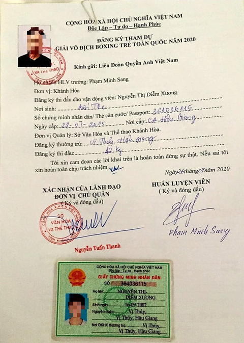 Gian lận tại Giải vô địch boxing trẻ toàn quốc 2020: Biến sinh viên năm 2 thành VĐV 18 tuổi - Ảnh 1. Gian lận tại Giải vô địch boxing trẻ toàn quốc 2020: Biến sinh viên năm 2 thành VĐV 18 tuổi - Ảnh 1.
