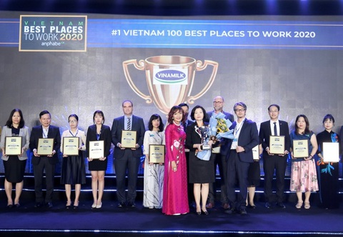 Vinamilk liên tiếp được bình chọn là nơi làm việc tốt nhất Việt Nam - Ảnh 1. Vinamilk liên tiếp được bình chọn là nơi làm việc tốt nhất Việt Nam - Ảnh 1.
