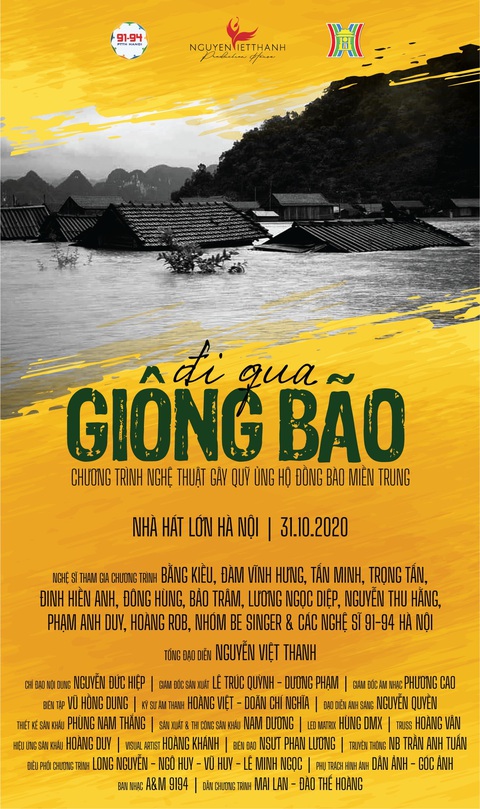 Dàn sao khủng thần tốc làm đêm nhạc hỗ trợ miền Trung ‘đi qua giông bão’ - Ảnh 2. Dàn sao khủng thần tốc làm đêm nhạc hỗ trợ miền Trung ‘đi qua giông bão’ - Ảnh 2.