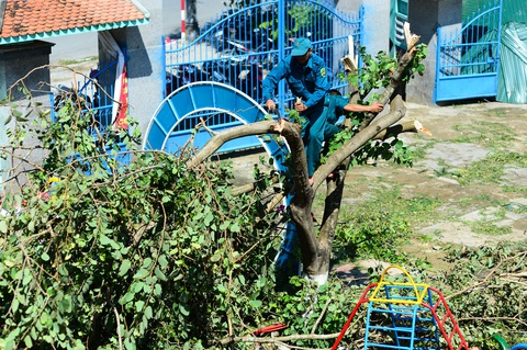 Tan hoang những ngôi trường ở tâm bão Quảng Ngãi - Ảnh 11. Tan hoang những ngôi trường ở tâm bão Quảng Ngãi - Ảnh 11.