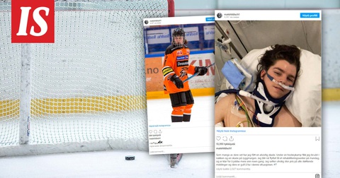 Va chạm cột dọc khung thành, ngôi sao hockey Na Uy bị gãy cổ và liệt vĩnh viễn - Ảnh 1. Va chạm cột dọc khung thành, ngôi sao hockey Na Uy bị gãy cổ và liệt vĩnh viễn - Ảnh 1.