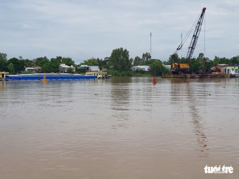 Dừng dự án nạo vét sông Hậu mà dân đòi ‘tuyên chiến’ nếu triển khai - Ảnh 1. Dừng dự án nạo vét sông Hậu mà dân đòi ‘tuyên chiến’ nếu triển khai - Ảnh 1.