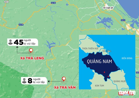 Nóng: Hai vụ sạt lở vùi lấp 53 người ở Quảng Nam, đã thông đường vào Nam Trà My - Ảnh 15. Nóng: Hai vụ sạt lở vùi lấp 53 người ở Quảng Nam, đã thông đường vào Nam Trà My - Ảnh 15.
