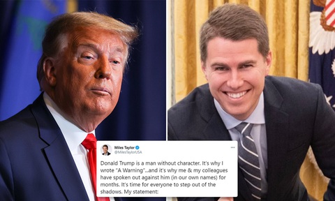 Cựu quan chức Mỹ thừa nhận là người ẩn danh chỉ trích ông Trump - Ảnh 1.