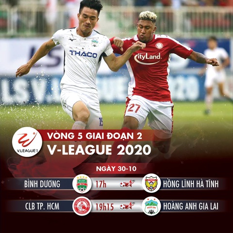 Lịch trực tiếp V-League 2020: CLB TP.HCM gặp HAGL - Ảnh 1. Lịch trực tiếp V-League 2020: CLB TP.HCM gặp HAGL - Ảnh 1.