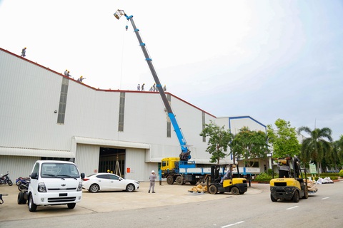 Thaco Chu Lai hoạt động ngay sau bão số 9 nhờ phòng chống hiệu quả - Ảnh 2. Thaco Chu Lai hoạt động ngay sau bão số 9 nhờ phòng chống hiệu quả - Ảnh 2.