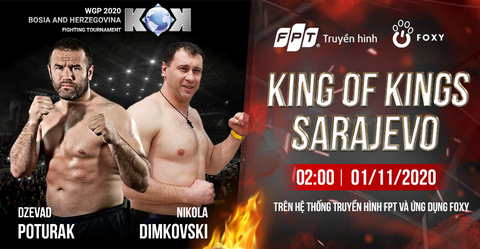 Huyền thoại Kick Boxing Dzevad Poturak thượng đài tại King of Kings Sarajevo - Ảnh 1. Huyền thoại Kick Boxing Dzevad Poturak thượng đài tại King of Kings Sarajevo - Ảnh 1.