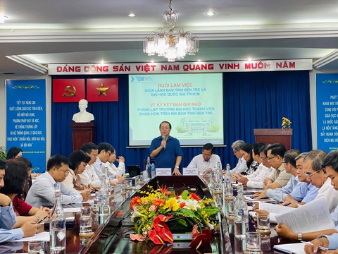 Sẽ thành lập đại học trên cơ sở Phân hiệu ĐH Quốc gia TP.HCM tại Bến Tre - Ảnh 1. Sẽ thành lập đại học trên cơ sở Phân hiệu ĐH Quốc gia TP.HCM tại Bến Tre - Ảnh 1.