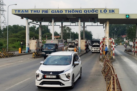 Tạm ngừng thu phí hai trạm BOT trên quốc lộ 1K - Ảnh 1. Tạm ngừng thu phí hai trạm BOT trên quốc lộ 1K - Ảnh 1.