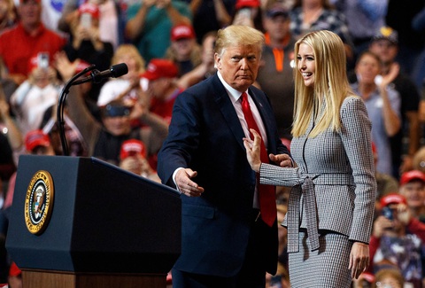 Ivanka Trump gây quỹ 13 triệu USD giúp ông Trump tranh cử - Ảnh 1. Ivanka Trump gây quỹ 13 triệu USD giúp ông Trump tranh cử - Ảnh 1.