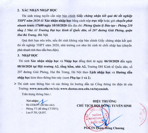 Điểm chuẩn Trường ĐH Kinh tế quốc dân và Học viện Ngân hàng - Ảnh 3. Điểm chuẩn Trường ĐH Kinh tế quốc dân và Học viện Ngân hàng - Ảnh 3.