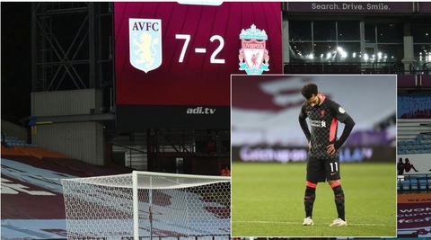 CĐV Liverpool sốc nặng khi thảm bại 2-7 trước Aston Villa - Ảnh 1. CĐV Liverpool sốc nặng khi thảm bại 2-7 trước Aston Villa - Ảnh 1.