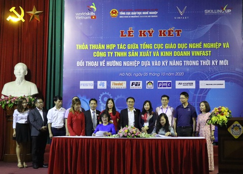 VinFast tham gia đánh giá cấp chứng chỉ kỹ năng nghề quốc gia - Ảnh 1. VinFast tham gia đánh giá cấp chứng chỉ kỹ năng nghề quốc gia - Ảnh 1.