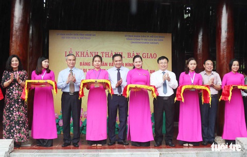 Saigontourist khánh thành bảng chỉ dẫn về quê hương Chủ tịch Hồ Chí Minh - Ảnh 1. Saigontourist khánh thành bảng chỉ dẫn về quê hương Chủ tịch Hồ Chí Minh - Ảnh 1.