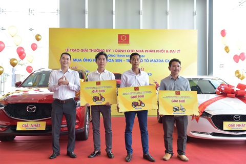 Tập đoàn Hoa Sen trao thưởng cho các nhà phân phối, đại lý trúng thưởng - Ảnh 1. Tập đoàn Hoa Sen trao thưởng cho các nhà phân phối, đại lý trúng thưởng - Ảnh 1.