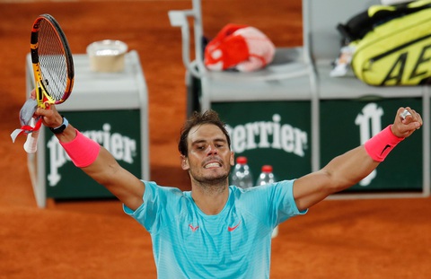 Hạ gục ‘hiện tượng’ Sinner, Nadal vào bán kết Roland Garros - Ảnh 1. Hạ gục ‘hiện tượng’ Sinner, Nadal vào bán kết Roland Garros - Ảnh 1.