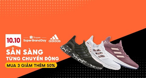 Ngày Siêu Thương Hiệu đầu tiên tại Đông Nam Á của adidas trên Shopee - Ảnh 1. Ngày Siêu Thương Hiệu đầu tiên tại Đông Nam Á của adidas trên Shopee - Ảnh 1.