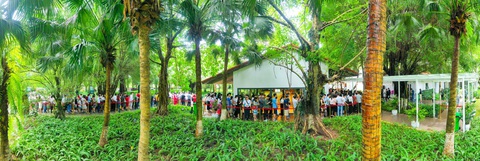 Khách xếp hàng mua nhà tại Ecopark - Ảnh 1. Khách xếp hàng mua nhà tại Ecopark - Ảnh 1.