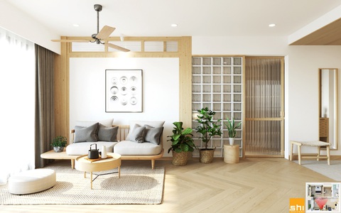 Thiết kế nội thất căn hộ phong cách Japandi - Sự kết hợp 2 châu lục - Ảnh 1. Thiết kế nội thất căn hộ phong cách Japandi - Sự kết hợp 2 châu lục - Ảnh 1.