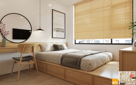 Thiết kế nội thất căn hộ phong cách Japandi - Sự kết hợp 2 châu lục - Ảnh 8. Thiết kế nội thất căn hộ phong cách Japandi - Sự kết hợp 2 châu lục - Ảnh 8.