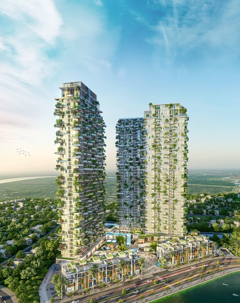 Có gì trong tòa tháp xanh ở Ecopark? - Ảnh 1. Có gì trong tòa tháp xanh ở Ecopark? - Ảnh 1.